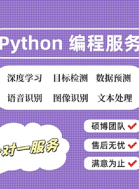 python深度学习卷积神经网络开发yolo目标检测语义分割数据预测