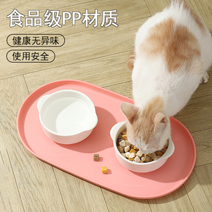 宠物专用餐垫防水防滑猫咪碗粮垫狗狗大号猫吃饭垫子餐盘猫食碗垫