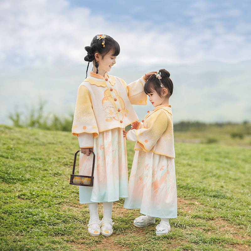 西子问秋款女宝宝汉服