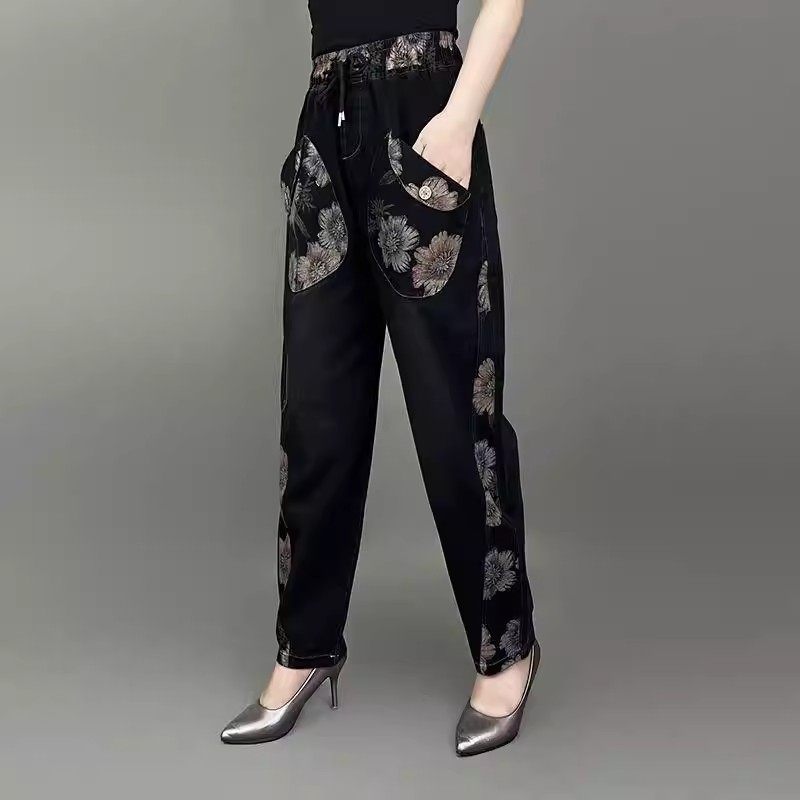 哈伦裤女高腰显瘦小脚裤2026秋冬新款灯芯绒休闲裤条绒九分运动裤,女装/女士精品,牛仔裤,淘宝优惠券,粉丝福利购,淘宝优惠卷