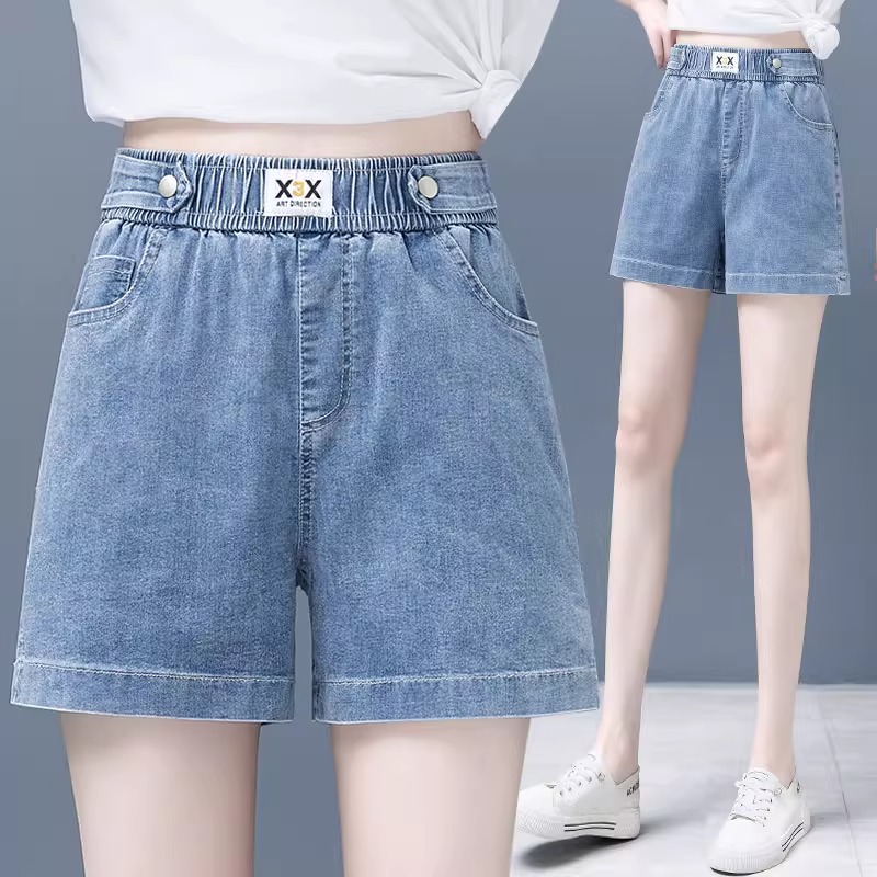 天丝牛仔短裤女夏季2025新款