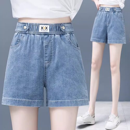 天丝牛仔短裤女夏季2026新款