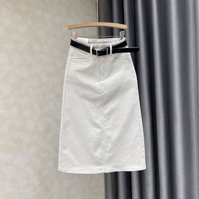 白色2026年春夏季新款高腰
