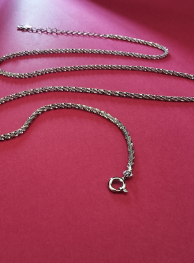 轻奢纯银满天星项链百搭时尚情侣礼物配链高级锁骨链S925长链