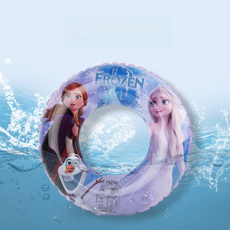 艾莎公主儿童游泳圈防侧翻卡通冰雪奇缘女童宝宝充气腋下圈安全厚