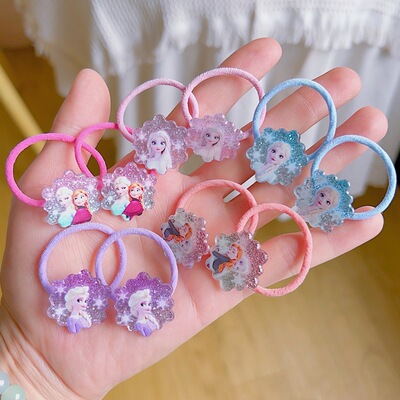 冰雪奇缘艾莎公主发绳套装亮闪