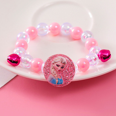 艾莎公主儿童卡通手链饰品礼物