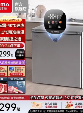 澳柯玛BC/BD-120WSD家用卧式冰柜变温风冷无霜-40℃官方旗舰店