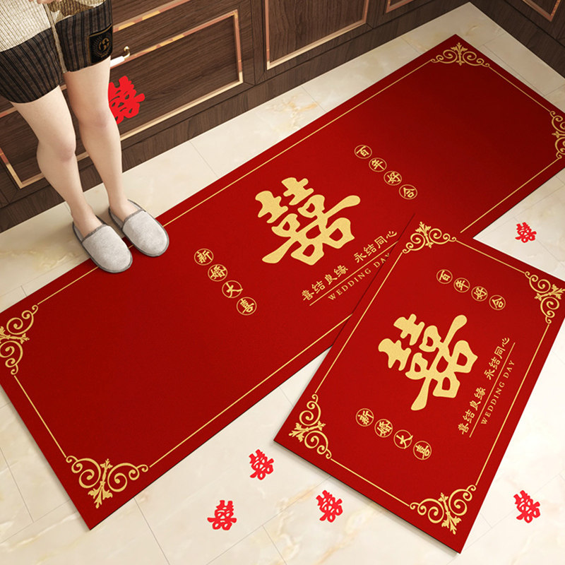 硅藻泥厨房地垫防滑防油可擦免清洗地毯结婚喜庆L形耐脏脚垫垫子,个性定制/设计服务/DIY,地毯/地垫定制,淘宝优惠券,粉丝福利购,淘宝优惠卷