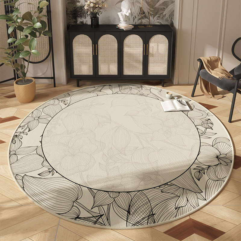 椅子地垫圆形地毯椅子垫转椅书房儿童学习书桌凳下防滑垫子脚垫,居家布艺,转椅地垫,淘宝优惠券,粉丝福利购,淘宝优惠卷