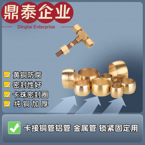 换装用环DKFR DKPG DKRG DKUS3 4 5 6 8 10 12内螺纹接头铜管接头