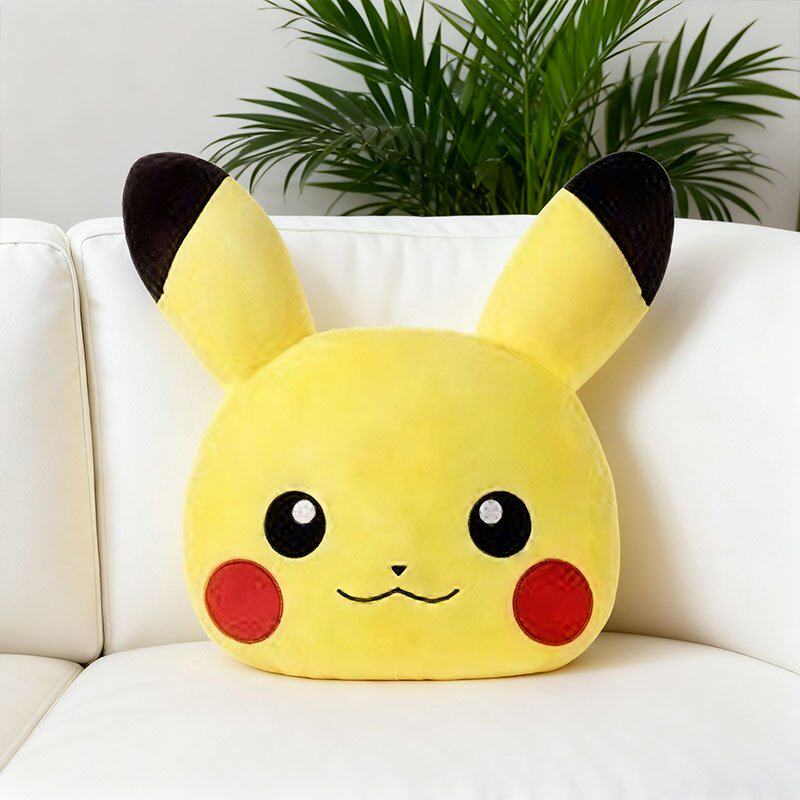 皮卡丘表情包毛绒抱枕