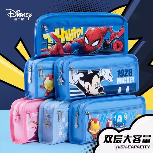 蜘蛛侠儿童帆布笔袋男孩小学生