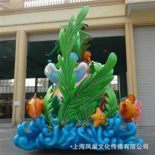 节日庆典游览花车巡游大型商场售楼部暖场美陈活动道具花车制作