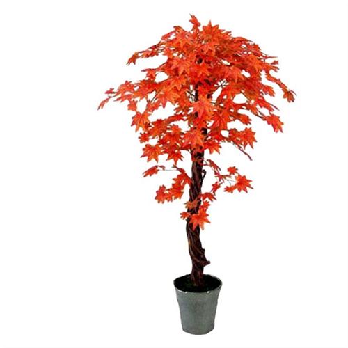 树枫叶树园林假树绿植庭院展厅装饰树真木杆造型枫树