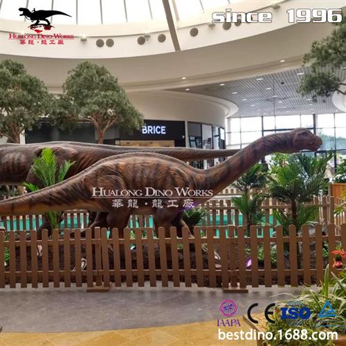 工厂定制仿真动物恐龙狮子大象机械电动模型春节新品引流美陈