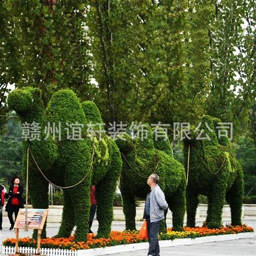 厂家定制户外仿真绿雕绿植造型城市绿化景观公园动物雕塑摆件