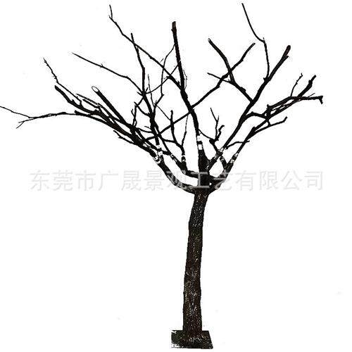 仿真天然枯树大型干枝纯树干假树道具树酒店客厅咖啡店装饰品定制