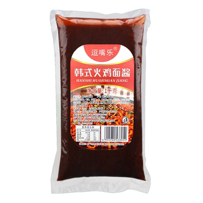 1kg韩国炸酱逗嘴乐超辣拌面酱调
