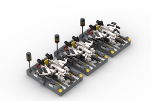 中国积木积木太空堡垒超时空要塞战机益智玩具MOC机甲