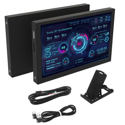 5寸IPS TYPE-C桌面智能副屏 机箱副屏电脑监控usb副屏免AIDA64