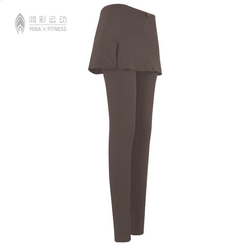 秋冬加绒瑜伽裙裤女高腰显瘦保暖