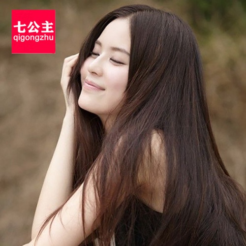 痕直无发u长发假发长套形发发型.2020直卖头头热隐女