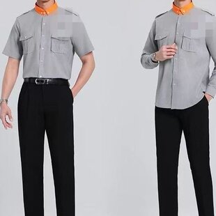 滴滴代驾衬衫司机专用服装夏季新款抗皱耐用短袖长袖工作服上班服