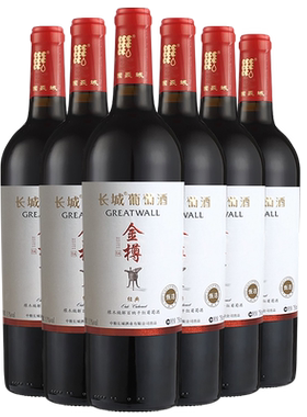 经典干红Greatwall/长城6支整箱