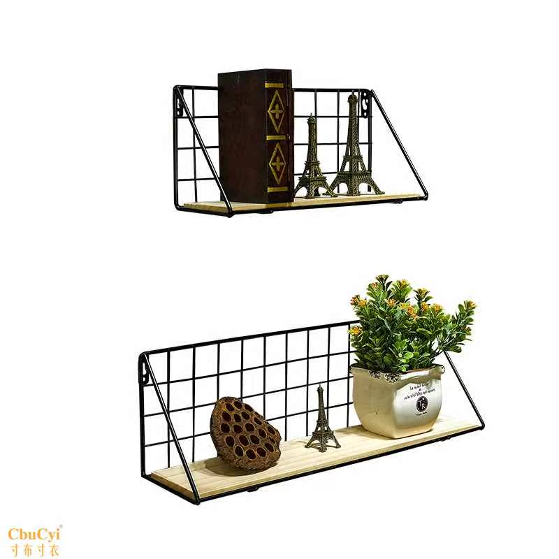 北欧ins简约创意铁网实木一字隔板墙上置物架墙面壁挂装饰铁架|ruв категории Домашний быт, роспись - от Buy2taobao.com для оказания профессиональной услуги покупки агента Taobao