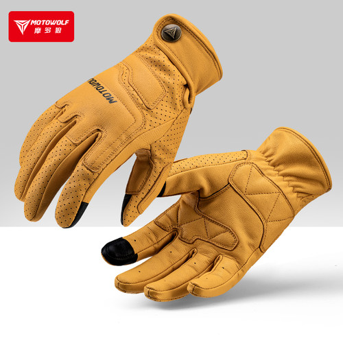 摩多狼摩托车手套骑士防摔装备