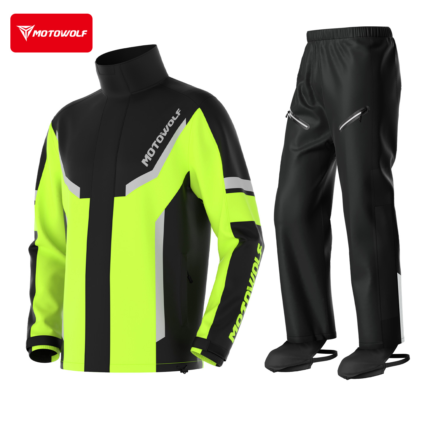 摩多狼电动摩托车摩旅骑行雨衣