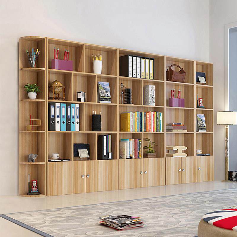 简约现代书柜书架柜子自由组合儿童储物柜书橱简易置物架落地定制