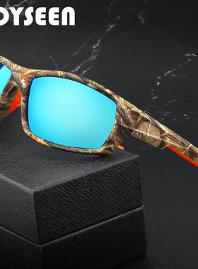 偏光太阳镜路亚钓鱼专用墨镜男迷彩框户外驾驶太阳眼镜UV400镀膜