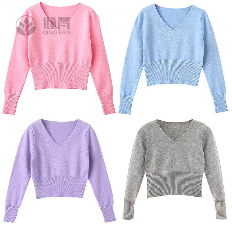 儿童舞蹈服秋冬女童练功保暖套头