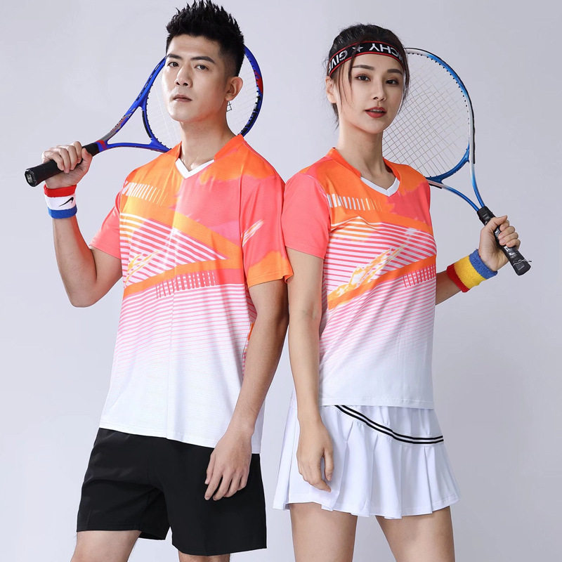 速干羽毛球服套装男女童运动服含