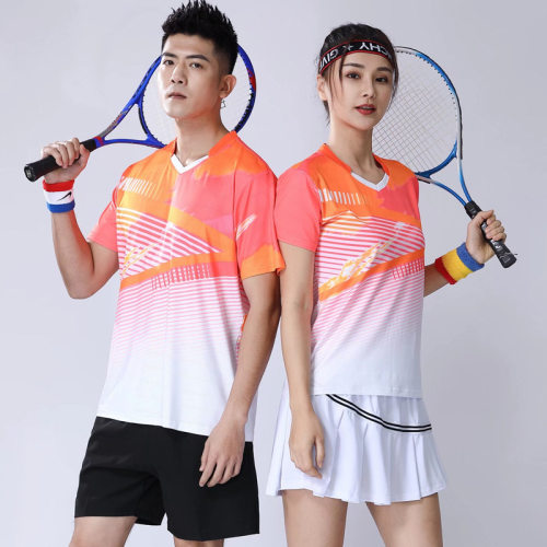速干羽毛球服套装男女童运动服含