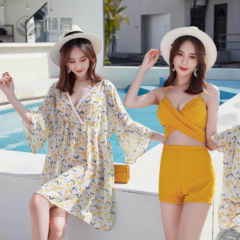 大码泳衣女胖MM200斤遮肚显瘦