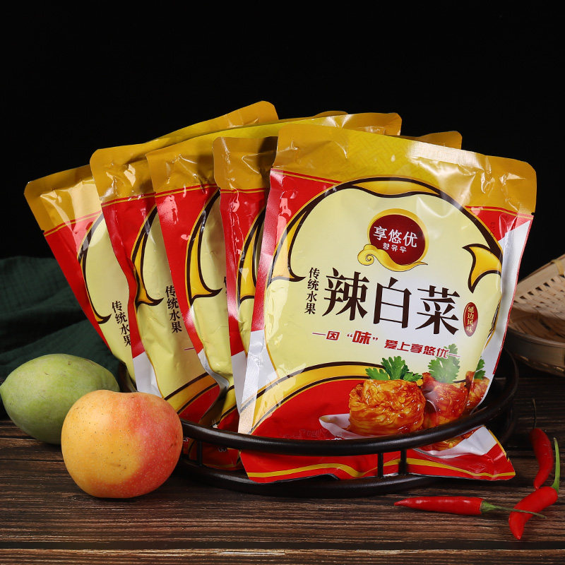 正宗韩国泡菜韩式辣白菜享悠优延边传统风味辣白菜吉林韩式团购