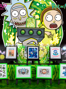 Soap Studio瑞克和莫蒂Rick and Morty美术馆系列磁贴画潮玩盲盒