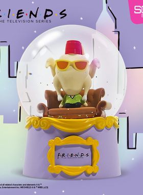 Soap Studio老友记六人行FRIENDS美剧火鸡女王水晶球潮玩桌面摆件