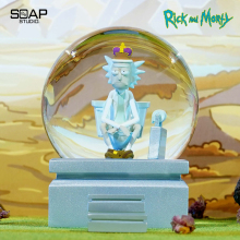 Studio瑞克和莫蒂Rick Soap Morty孤独王座水晶球潮玩送礼 and