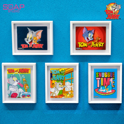 Soap Studio猫和老鼠-美术馆系列磁贴画迷你艺术画盲盒现货