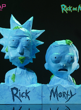 Soap Studio瑞克和莫蒂Rick and Morty半胸像手办潮玩送礼摆件