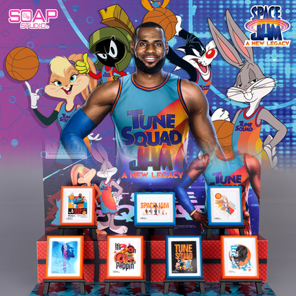 Soap Studio乐一通空中大灌篮动画电影迷你艺术磁贴画潮玩盲盒