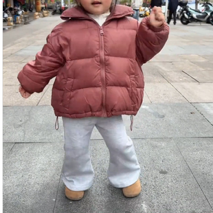 儿童中小童韩版棉服短款男女童面包服宝宝外套潮宝宝冬季外套清仓