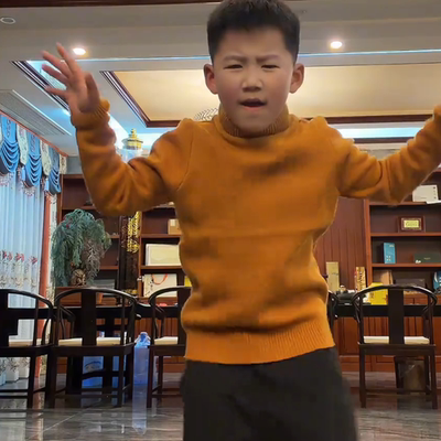 秋冬季高领毛衣男款宽松保暖