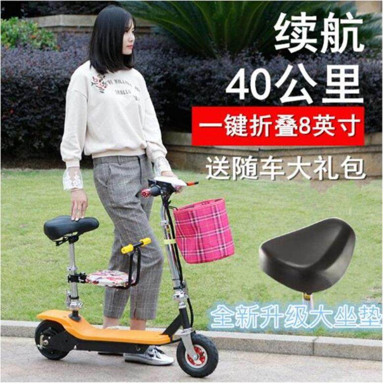 。电动车女士轻便女孩手提式便携电单车方便专业红色小空间迷你款假一赔十
