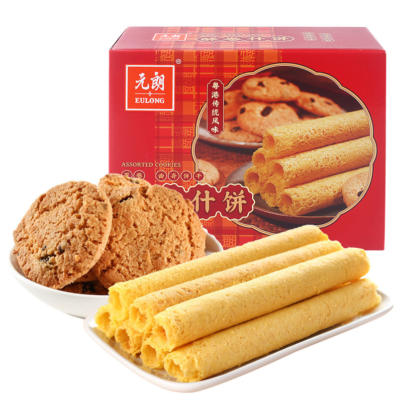 元朗酥卷什饼238g380g合桃酥休闲过年货送礼品零食