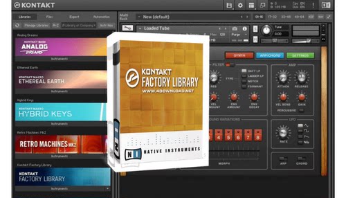 康泰克原厂一代全套NI Kontakt Factory Library综合音源音色编曲